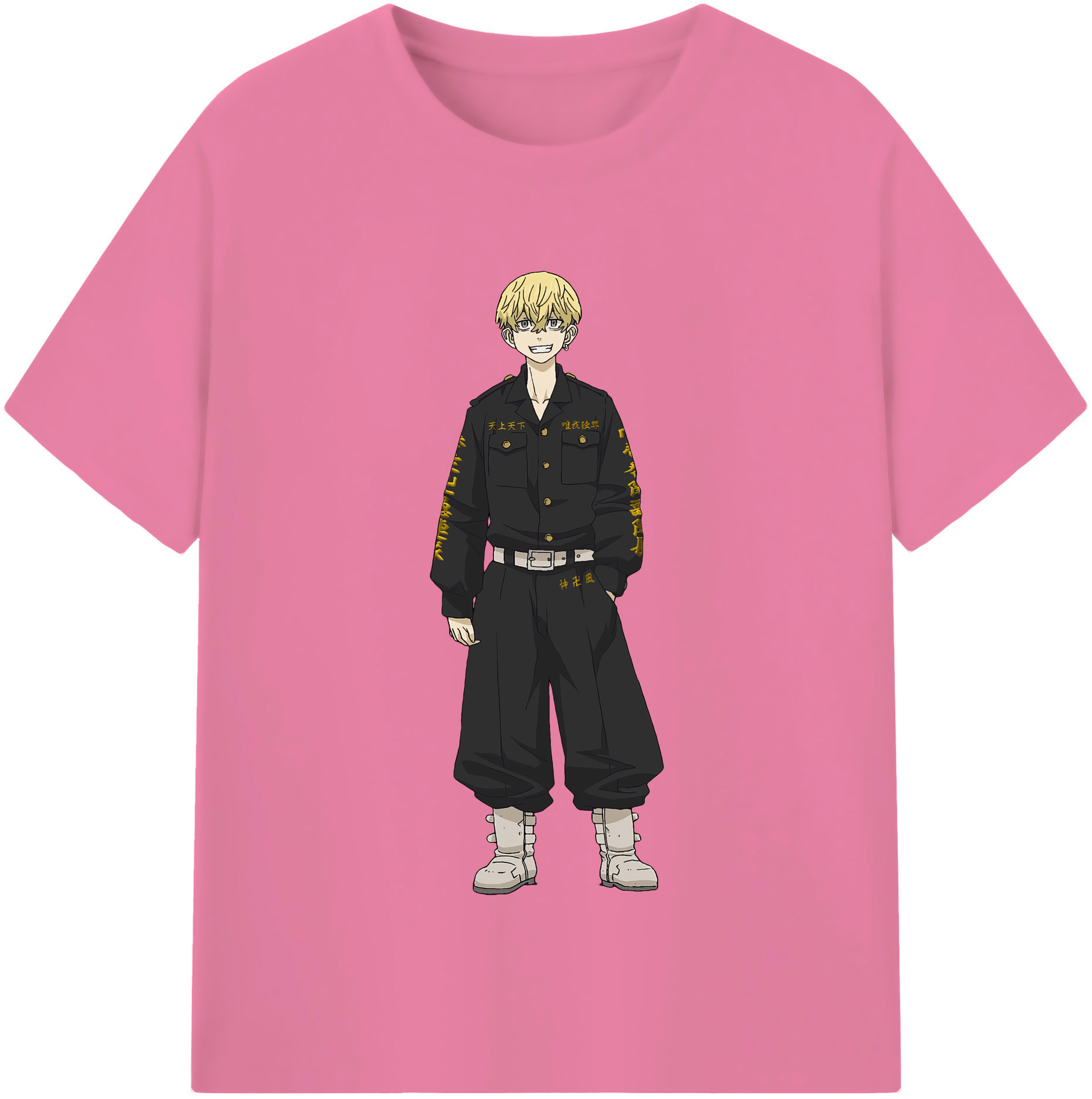 （画像用） 東京リベンジャーズ Tokyo Revengers 綿100％半袖Tシャツ（フロントプリント）